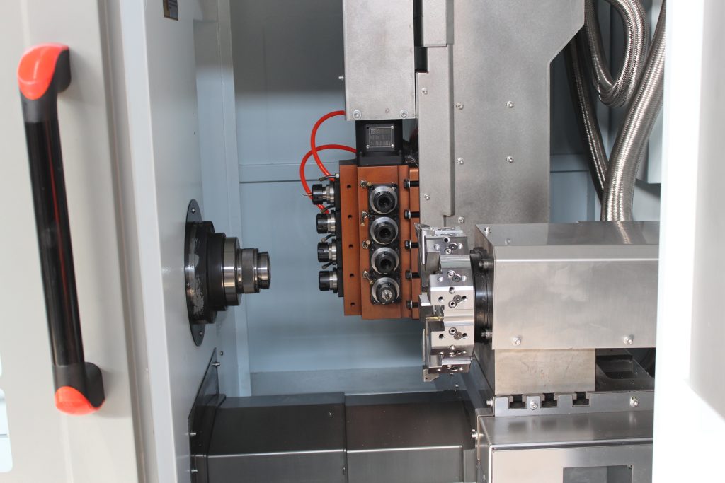 flat bed cnc lathe machine CK40L with live turret and Y axis made in China