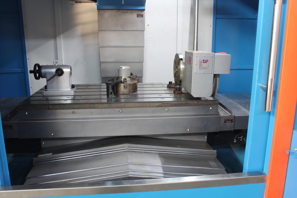 China 5 Axis Vertical CNC Machining Center VMC1270 With Fanuc Controller Price