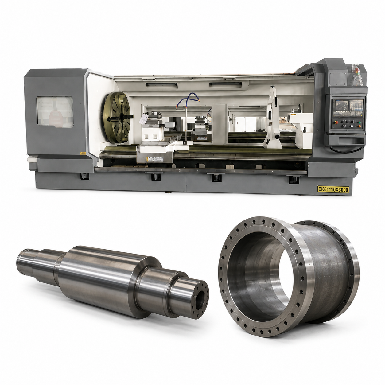 Heavy Duty CNC Lathe for Large Diameter Shaft Machining