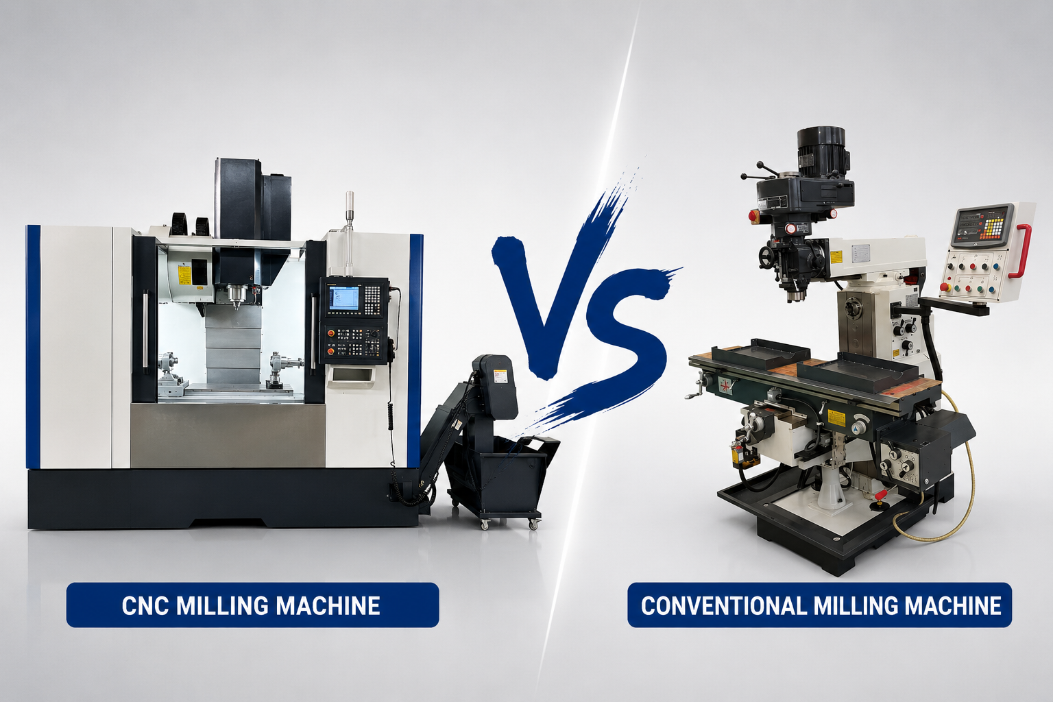 CNC Milling Machine vs Conventional Milling Machine