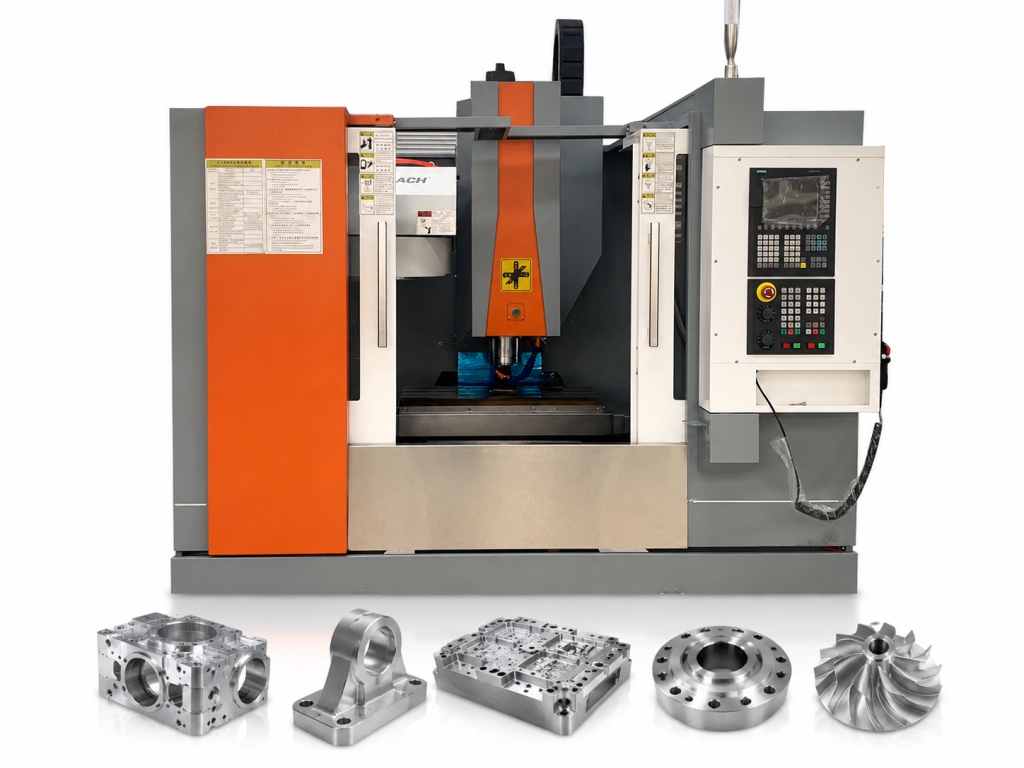 CNC Milling Machine for Precision Metal Parts Machining
