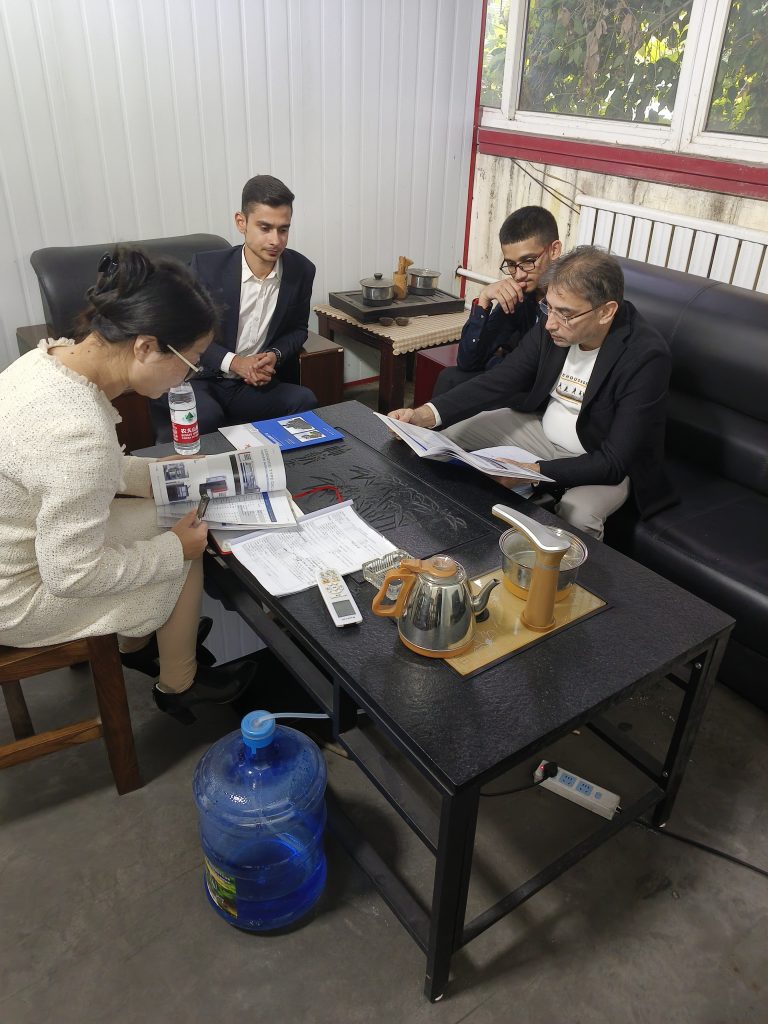 Indian Customer Visits Our CNC Machine Factory in China